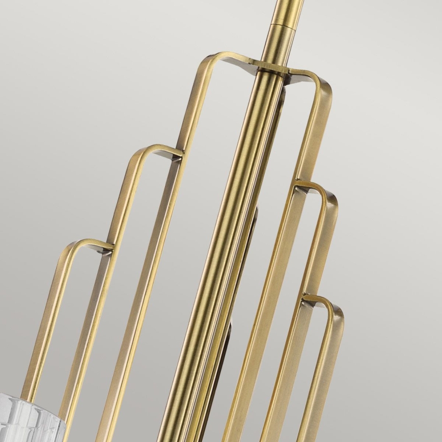 Quintiesse - Varrellinen kattokruunu KIMROSE 6xE14/40W/230V, halkaisija 68,6 cm, kultainen