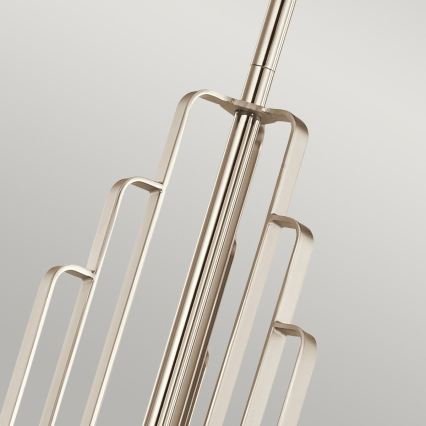 Quintiesse - Kattovalaisin varrella KIMROSE 6xE14/40W/230V Ø 68,6 cm kiiltävä kromi