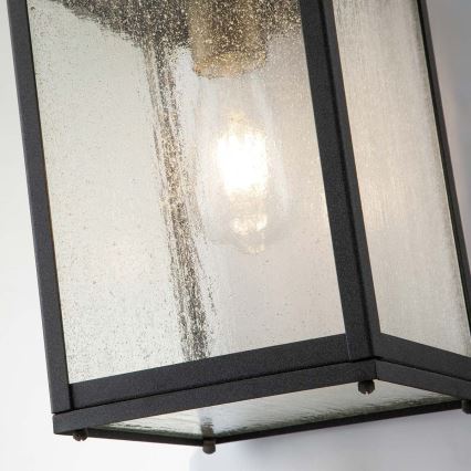 Quintiesse - Ulkoseinävalaisin LAHDEN M 1xE27/60W/230V IP44 musta/kulta
