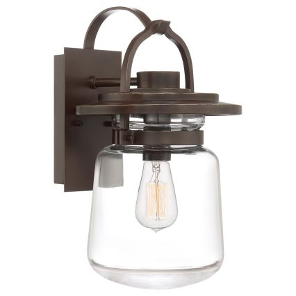Quintiesse - LASALLE M ulkoseinävalaisin 1xE27/60W/230V IP44 pronssi