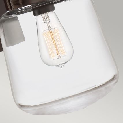 Quintiesse - LASALLE M ulkoseinävalaisin 1xE27/60W/230V IP44 pronssi