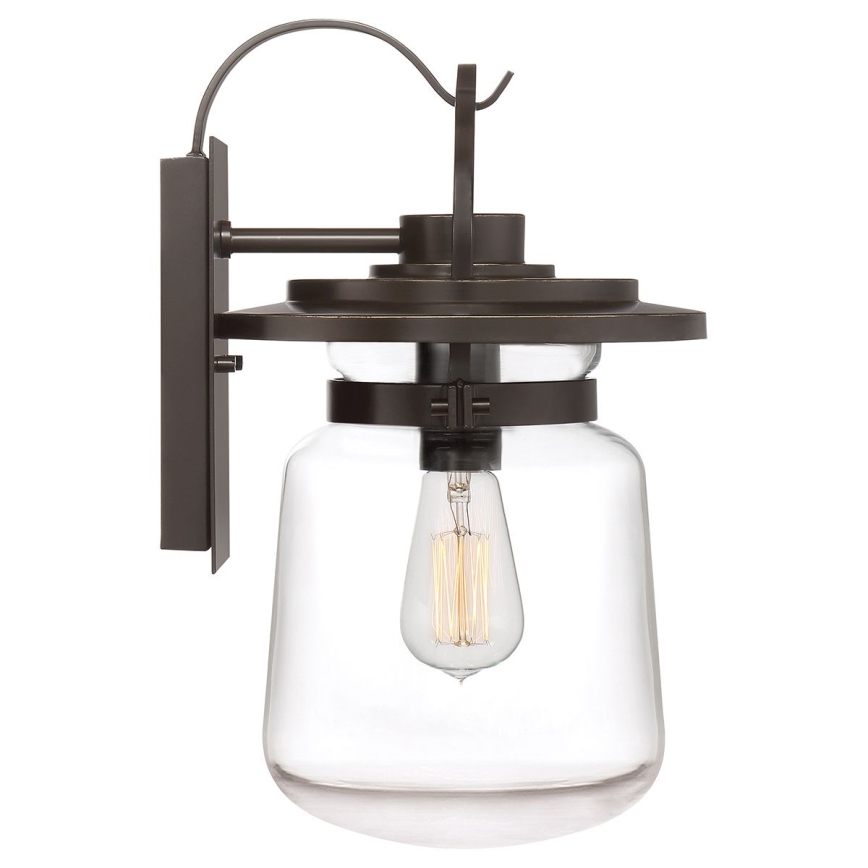 Quintiesse - LASALLE M ulkoseinävalaisin 1xE27/60W/230V IP44 pronssi