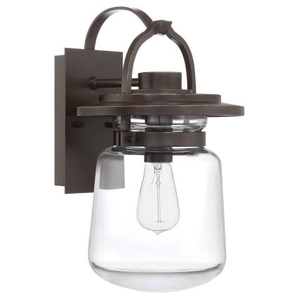 Quintiesse - LASALLE M ulkoseinävalaisin 1xE27/60W/230V IP44 pronssi