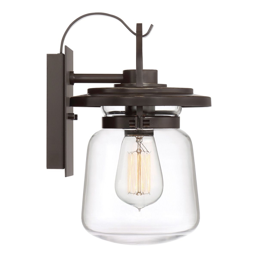 Quintiesse - Ulkoseinävalaisin LASALLE S 1xE27/60W/230V IP44 pronssinvärinen