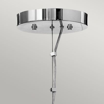 Quintiesse - LED-riippuvalaisin vaijerilla MONDO 3xG9/3W/230V Ø 45,7 cm kiiltävä kromi
