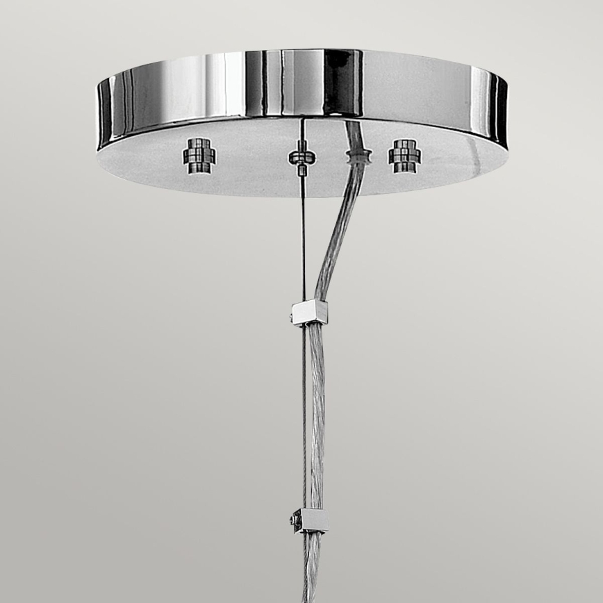 Quintiesse - LED-riippuvalaisin vaijerilla MONDO 3xG9/3W/230V Ø 45,7 cm kiiltävä kromi