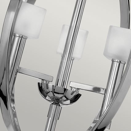 Quintiesse - LED-riippuvalaisin vaijerilla MONDO 3xG9/3W/230V Ø 45,7 cm kiiltävä kromi