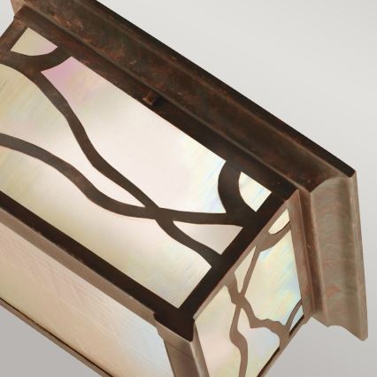 Quintiesse - Ulkokattovalaisin MORRIS 2xE27/60W/230V IP44 pronssinvärinen