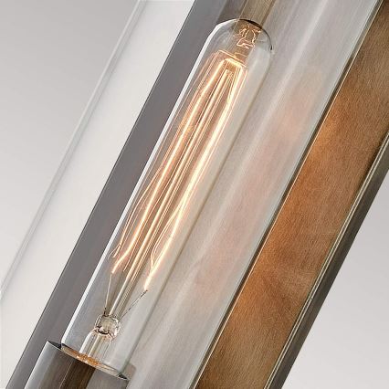 Quintiesse - Ulkoseinävalaisin PEARSON M 1xE27/60W/230V IP44 pronssinvärinen