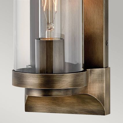 Quintiesse - Ulkoseinävalaisin PEARSON M 1xE27/60W/230V IP44 pronssinvärinen