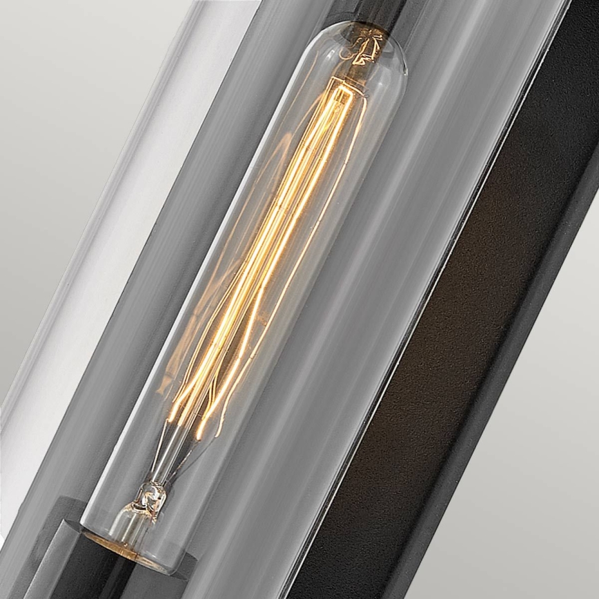 Quintiesse - Ulkoseinävalaisin PEARSON M 1xE27/60W/230V IP44 musta