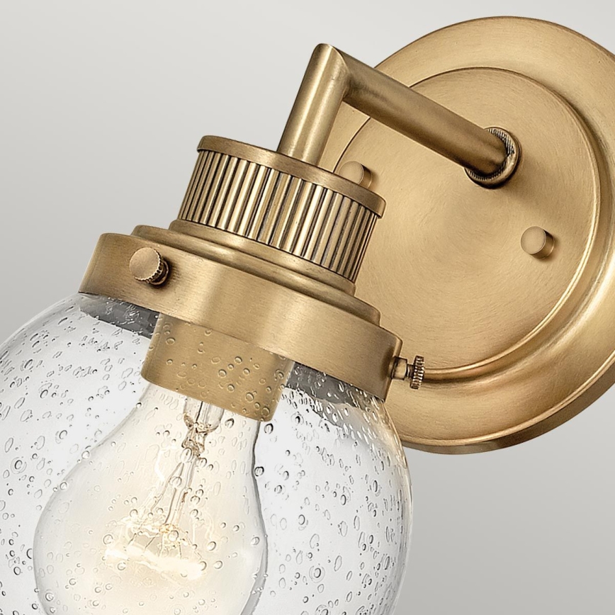 Quintiesse - Kylpyhuoneen seinävalaisin POPPY 1xE27/60W/230V IP44 kultainen