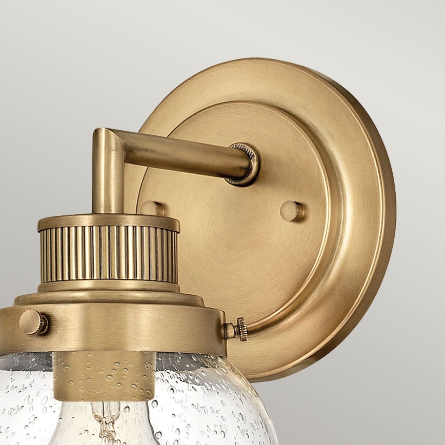 Quintiesse - Kylpyhuoneen seinävalaisin POPPY 1xE27/60W/230V IP44 kultainen