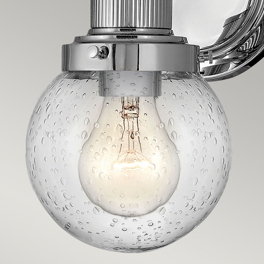 Quintiesse - Kylpyhuoneen seinävalaisin POPPY 1xE27/60W/230V IP44 kiiltävä kromi