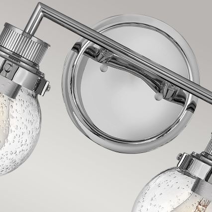 Quintiesse - Kylpyhuoneen seinävalaisin POPPY 2xE27/60W/230V IP44 kiiltävä kromi