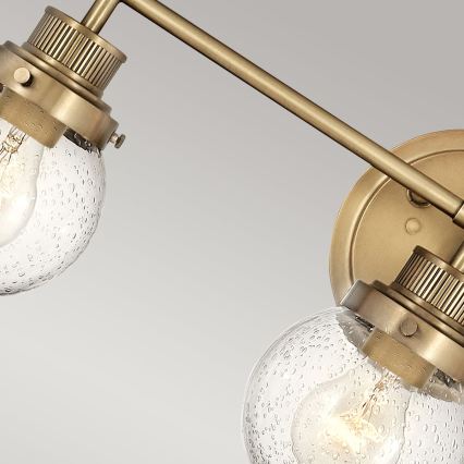 Quintiesse - Kylpyhuoneen seinävalaisin POPPY 3xE27/60W/230V IP44 kultainen