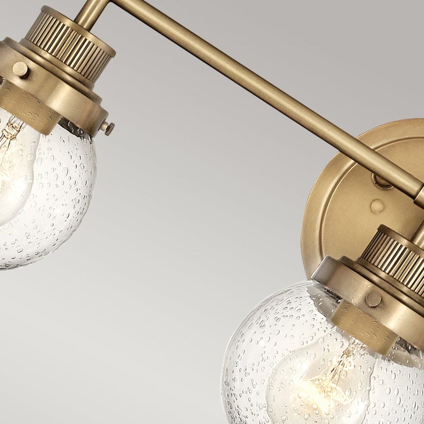 Quintiesse - Kylpyhuoneen seinävalaisin POPPY 3xE27/60W/230V IP44 kultainen