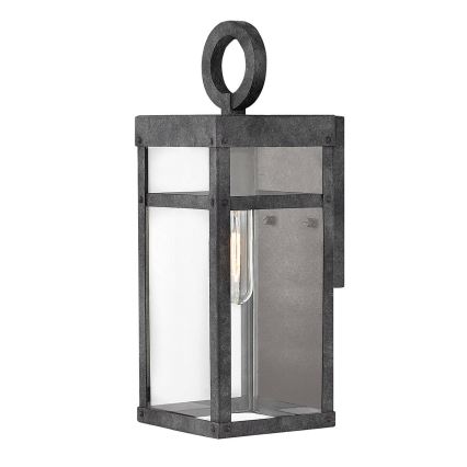Quintiesse - Ulkoseinävalaisin PORTER S 1xE27/60W/230V IP44 musta