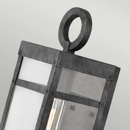 Quintiesse - Ulkoseinävalaisin PORTER S 1xE27/60W/230V IP44 musta