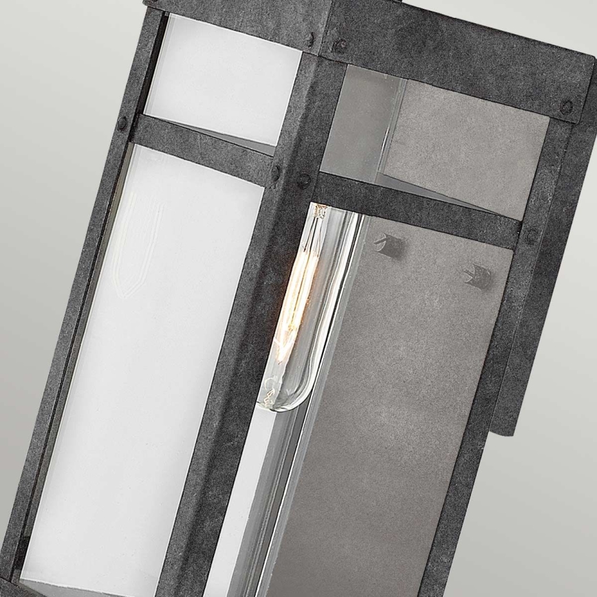 Quintiesse - Ulkoseinävalaisin PORTER S 1xE27/60W/230V IP44 musta