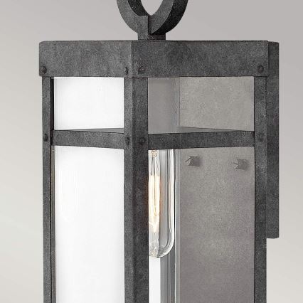 Quintiesse - Ulkoseinävalaisin PORTER S 1xE27/60W/230V IP44 musta