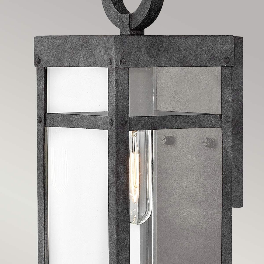 Quintiesse - Ulkoseinävalaisin PORTER S 1xE27/60W/230V IP44 musta