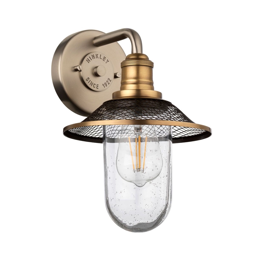 Quintiesse - Kylpyhuoneen seinävalaisin RIGBY 1xE27/40W/230V IP44 pronssi