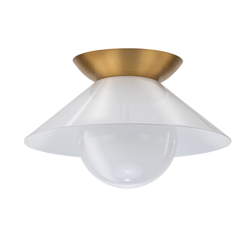 Quintiesse - Kattovalaisin SAUCER 1xE27/40W/230V halkaisija 36,6 cm kultainen