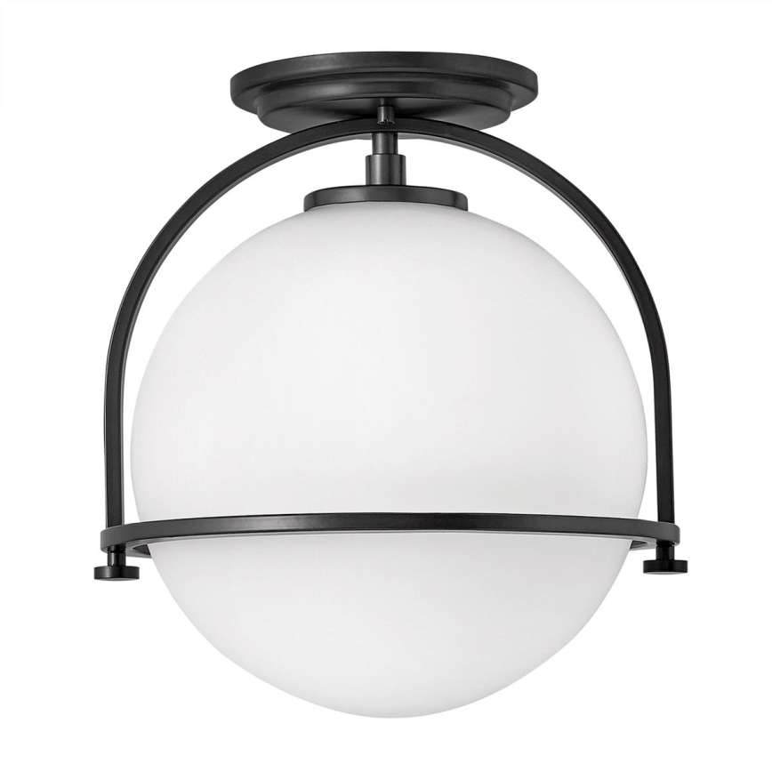 Quintiesse - SOMERSET-kattovalaisin 1xE27/60W/230V Ø 28,2 cm, musta