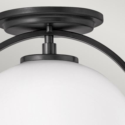 Quintiesse - SOMERSET-kattovalaisin 1xE27/60W/230V Ø 28,2 cm, musta