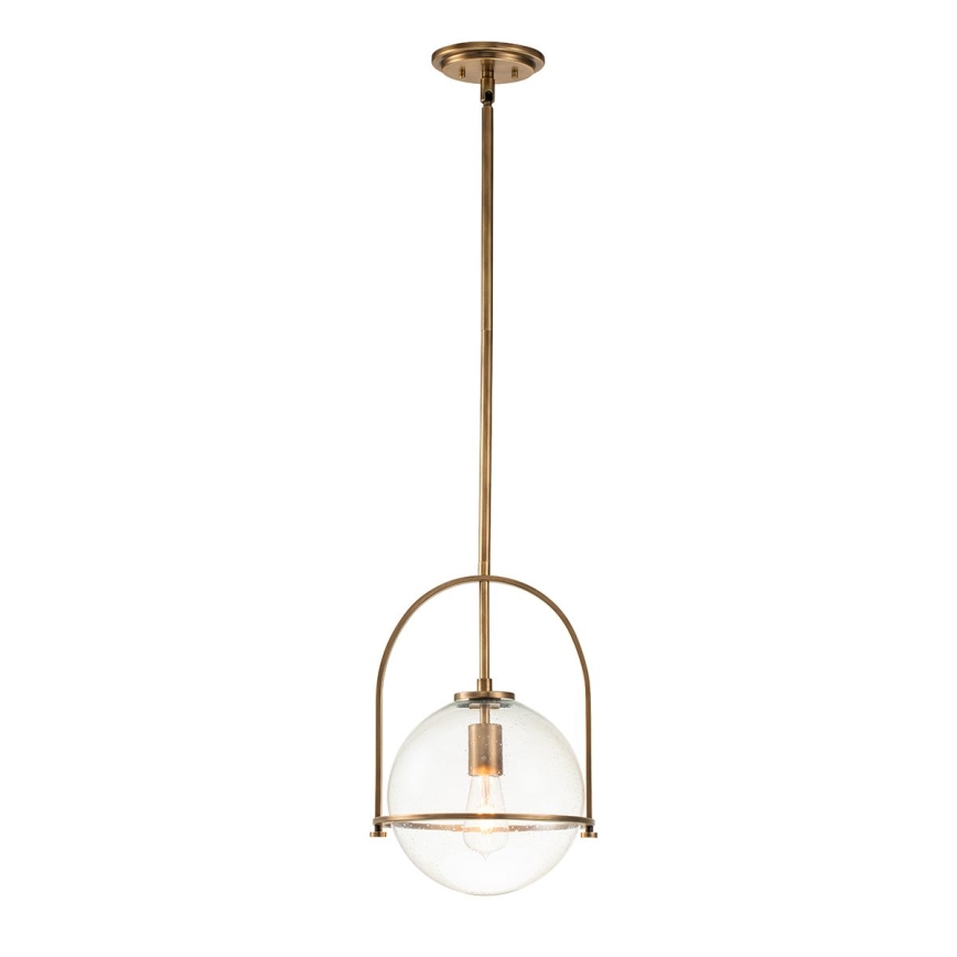 Quintiesse - SOMERSET varrella oleva riippuvalaisin 1xE27/60W/230V Ø 28,9 cm pronssinvärinen