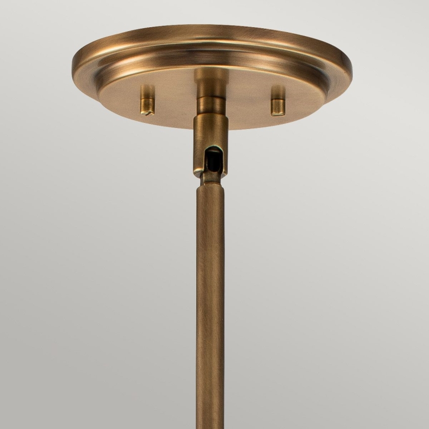 Quintiesse - SOMERSET varrella oleva riippuvalaisin 1xE27/60W/230V Ø 28,9 cm pronssinvärinen