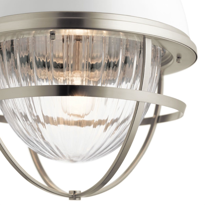 Quintiesse - Varrella oleva riippuvalaisin TOLLIS 1xE27/40W/230V halkaisija 40,8 cm mattakromi