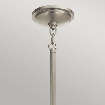Quintiesse - Varrella oleva riippuvalaisin TOLLIS 1xE27/40W/230V halkaisija 40,8 cm mattakromi