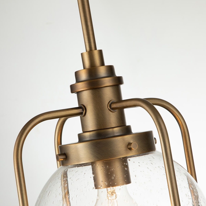 Quintiesse - Ulkopylväsvalaisin TRIOCENT 1xE27/40W/230V halkaisija 24 cm IP44 pronssi