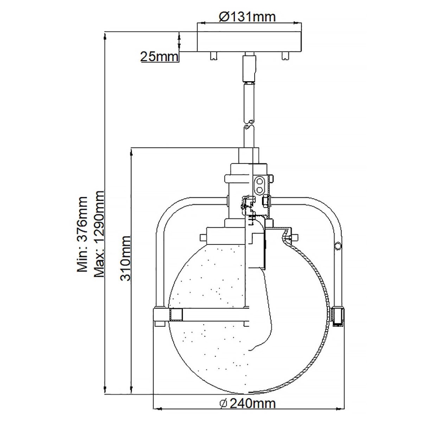 Quintiesse - Ulkovalaisin tolpassa TRIOCENT 1xE27/40W/230V IP44 kiiltävä kromi