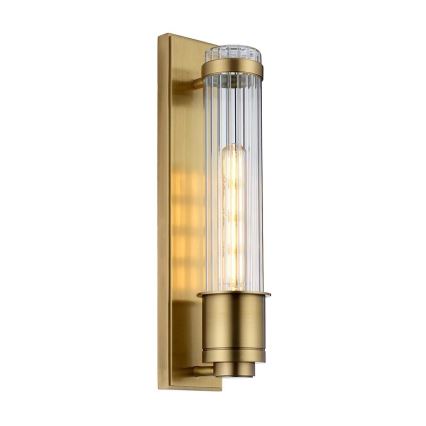 Quintiesse - Kylpyhuoneen seinävalaisin WELLINGTON 1xE27/60W/230V IP44, kultainen