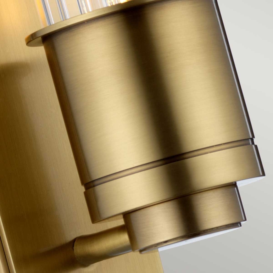 Quintiesse - Kylpyhuoneen seinävalaisin WELLINGTON 1xE27/60W/230V IP44, kultainen