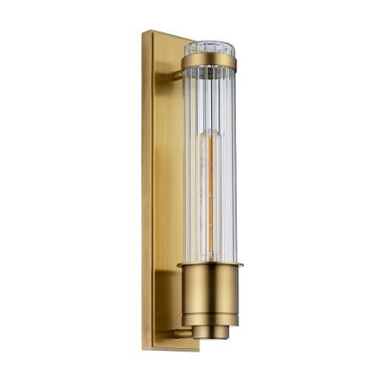 Quintiesse - Kylpyhuoneen seinävalaisin WELLINGTON 1xE27/60W/230V IP44, kultainen
