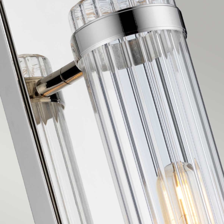 Quintiesse - Kylpyhuoneen seinävalaisin WELLINGTON 1xE27/60W/230V IP44 kiiltävä kromi
