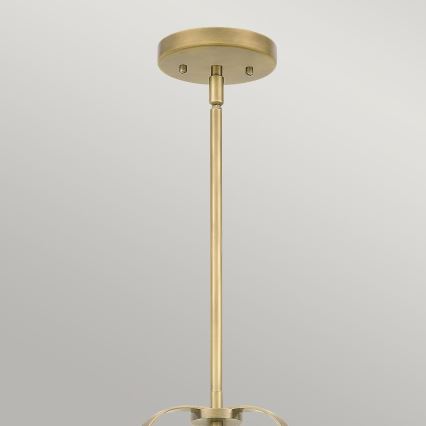Quintiesse - WIMBERLEY kattovalaisin varrella 3xE27/60W/230V halkaisija 35,6 cm, kultainen