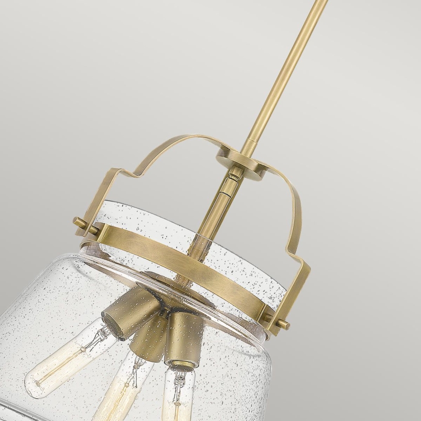 Quintiesse - WIMBERLEY kattovalaisin varrella 3xE27/60W/230V halkaisija 35,6 cm, kultainen