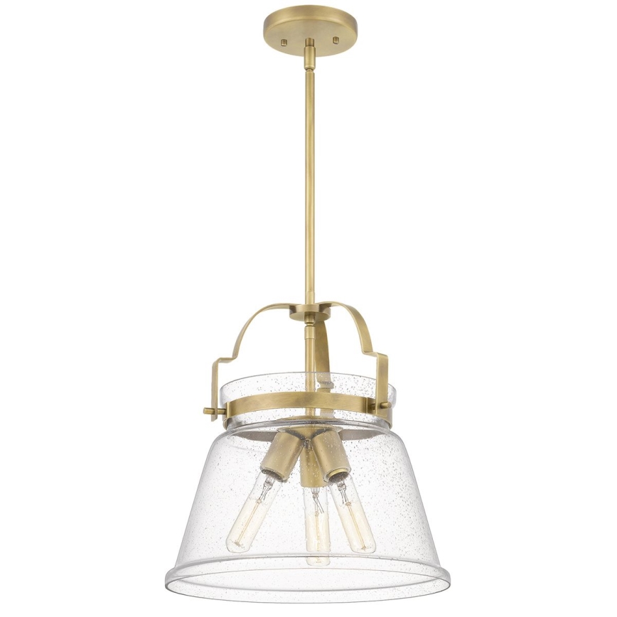 Quintiesse - WIMBERLEY kattovalaisin varrella 3xE27/60W/230V halkaisija 35,6 cm, kultainen