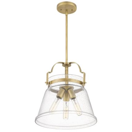 Quintiesse - WIMBERLEY kattovalaisin varrella 3xE27/60W/230V halkaisija 35,6 cm, kultainen