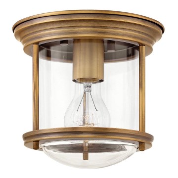 Quintiesse - ulkokattovalaisin HADRIAN 1xE27/60W/230V halkaisija 19,6 cm IP44 pronssinvärinen