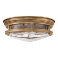 Quintiesse - Ulkokattovalaisin HADRIAN 2xE27/40W/230V Ø 30,5 cm IP44 pronssinvärinen
