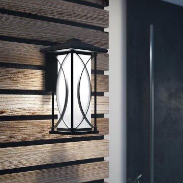 Quintiesse - Ulkoseinävalaisin ASHBERN M 1xE27/60W/230V IP44 musta