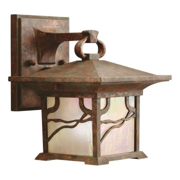 Quintiesse - Ulkoseinävalaisin MORRIS S 1xE27/60W/230V IP44 pronssinvärinen