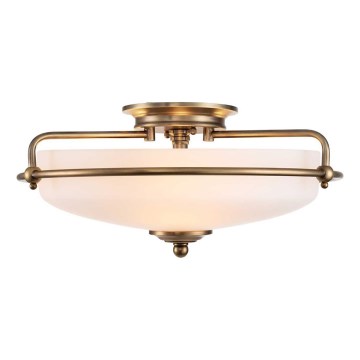 Quoizel - Kattovalaisin GRIFFIN 3xE27/60W/230V pronssinvärinen