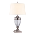Quoizel - Pöytävalaisin DENNISON 1xE27/60W/230V kiiltävä kromi